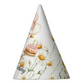 Waterverf Baby Witte Gans Verjaardagsfeest Schatti Feesthoedjes (Rechts)