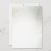 Waterverf Baby Witte Gans Verjaardagsfeest Schatti Kaart (Achterkant)