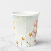 Waterverf Baby Witte Gans Verjaardagsfeest Schatti Papieren Bekers (Rechts)