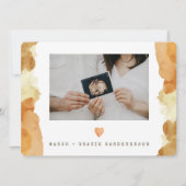 Waterverf Baby Zwangerschap Aankondiging (Achterkant)