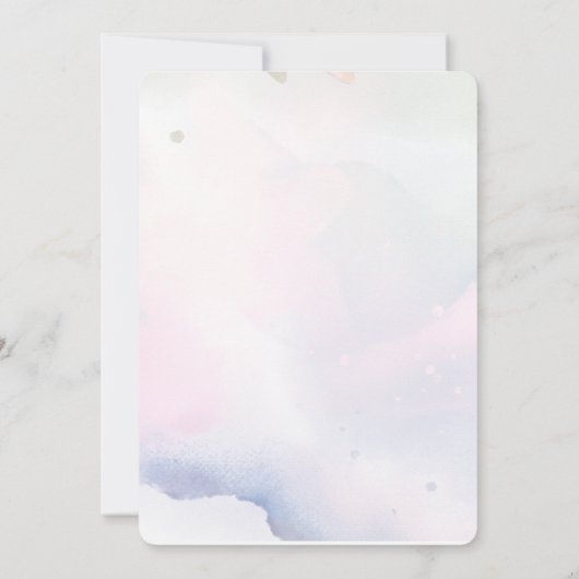 Waterverf Baby zwoegventiel 1ste Kaart (Achterkant)