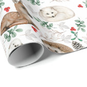 Waterverf babybeboten cadeaupapier (Rol Hoek)