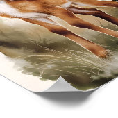 Waterverf Babyhertje Lieve Kinderkamer Decoratie (Hoek)