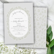 Waterverf Baby's Breath Gypsophila Baby Shower