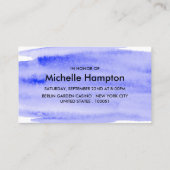 Waterverf Bachelorette Party Ticket (Achterkant)