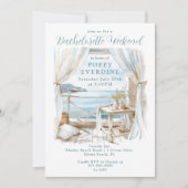 Waterverf Bachelorette Party Weekend Oceanside Kaart (Voorkant)