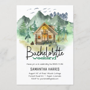 Waterverf Bachelorette Weekend Kaart