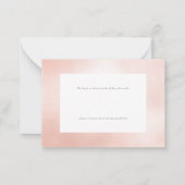 waterverf Bachelorette weekend Notitiekaartje (Achterkant)