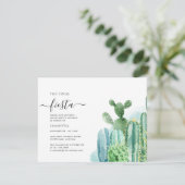 Waterverf Bachelorette Weekend Party Itinerary Kaart (Staand voorkant)