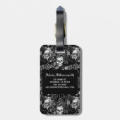 Waterverf Bagagelabel (Achterkant verticaal)