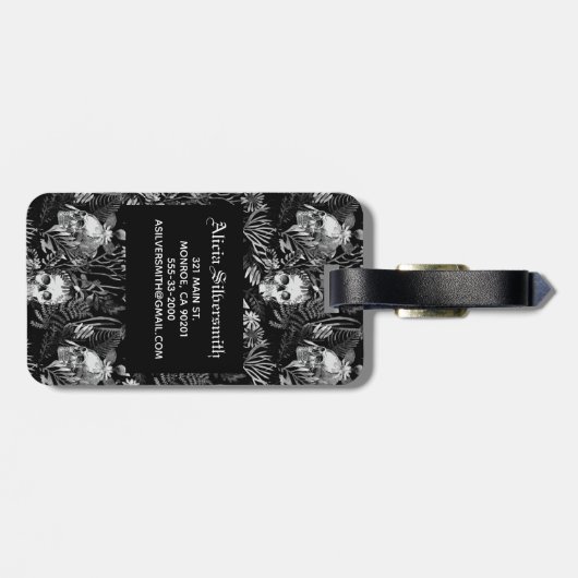 Waterverf Bagagelabel (Achterkant horizontaal)