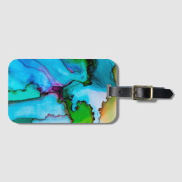 Waterverf Bagagelabel