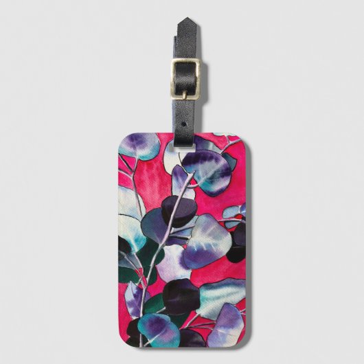 Waterverf Bagagelabel (Voorkant (verticaal))