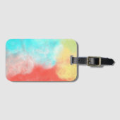 Waterverf Bagagelabel (Voorkant (horizontaal))