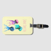 Waterverf Bagagelabel (Voorkant (horizontaal))