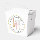 Waterverf Baker Pastry Chef Baker Tools Bedankdoosjes (Achterkant)