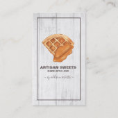 Waterverf Bakery Artisan Sweets Visitekaartje (Voorkant)