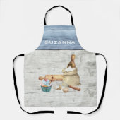 Waterverf Baking Baker Personalized Bake Schort (Voorkant)