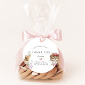 Waterverf Baking Birthday Party Hartelijk dank Bedankjes Labels