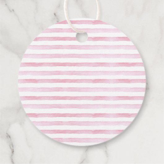 Waterverf Baking Birthday Party Hartelijk dank Bedankjes Labels (Achterkant)