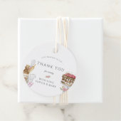 Waterverf Baking Birthday Party Hartelijk dank Bedankjes Labels (In situ)