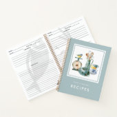 Waterverf Baking Supplies Recept Notitieboek (Binnen)