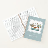 Waterverf Baking Supplies Recept Notitieboek (Binnen)