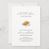 Waterverf bakken in de oven Baby shower Kaart (Voorkant)