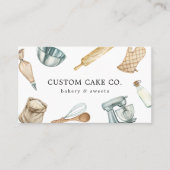 Waterverf bakken maakt Visitekaartje (Voorkant)