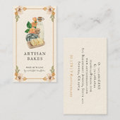 Waterverf bakkerij bu visitekaartje (Voorkant / Achterkant)