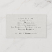 Waterverf bakkerij- en kookgalerie B Visitekaartje (Achterkant)