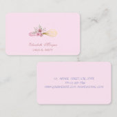 Waterverf bakkerij handgereedschap visitekaartje (Voorkant / Achterkant)