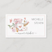 Waterverf Bakkerij stand mixer Visitekaartje (Voorkant)