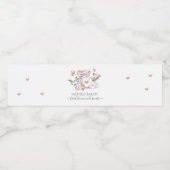 Waterverf Bakkerij stand mixer Waterfles Etiket (Enkel label)