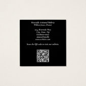 Waterverf Bakkerij Visitekaartje (Achterkant)