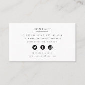 Waterverf Bakkerij-Visitekaartje Visitekaartje (Achterkant)