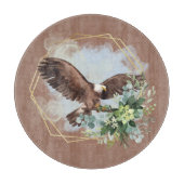 Waterverf Bald Eagle Framed Bouquet Snijplank (Voorkant)