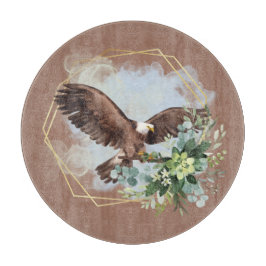 Waterverf Bald Eagle Framed Bouquet Snijplank