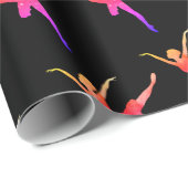 Waterverf Ballerina Cadeaupapier (Rol Hoek)