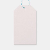 Waterverf Ballerina Notenkraker Roze Baby shower Cadeaulabel (Achterkant)