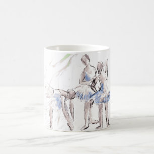 Waterverf Ballet Dancing Ballerina Koffiemok