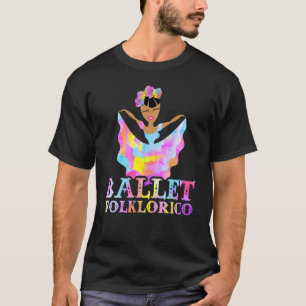 Waterverf Ballet Folklorico Dancer Illustratie T-shirt