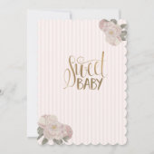 Waterverf balletschoenen gestript op zaterdag kaart (Achterkant)