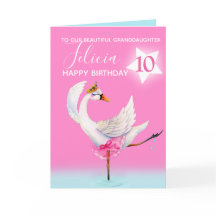 Waterverf balletzwander kleindochter 10e verjaarda