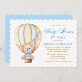 Waterverf ballon Beer Blue Gold Shower per mail Kaart