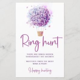 Waterverf ballon bloemen | Ring zoek spel