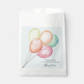 Waterverf ballon Bunch Blue Birthday Favor Bag Bedankzakje (Voorkant)