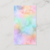 Waterverf Ballon Roze Blauwe Twin Diaper affle Informatiekaartje (Achterkant)