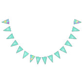 Waterverf Ballonnen Aqua Verjaardag Vlaggetjes (Alle)