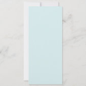 Waterverf ballonnen Baby shower Kaart (Achterkant)